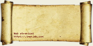 Isak Aleksić vizit kartica